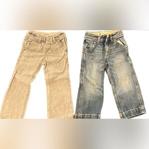 GAP Denim Jeans Toddler Boy Blue and Grey Bundle